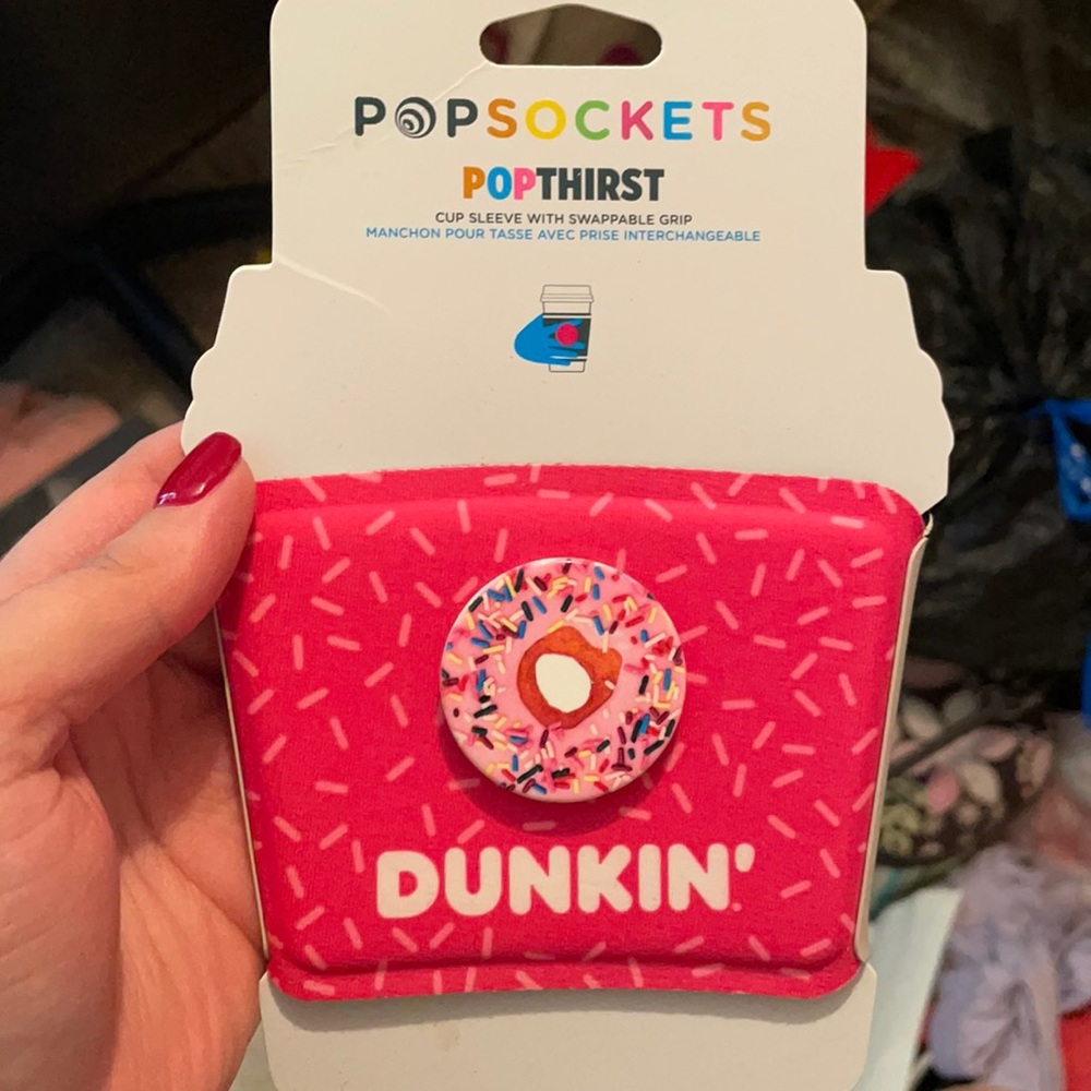 Dunkin’ pop socket sleeve